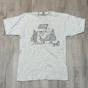 Vintage 1994 Bears of San Francisco single stitch shirt BOSF signed Fran Frisch